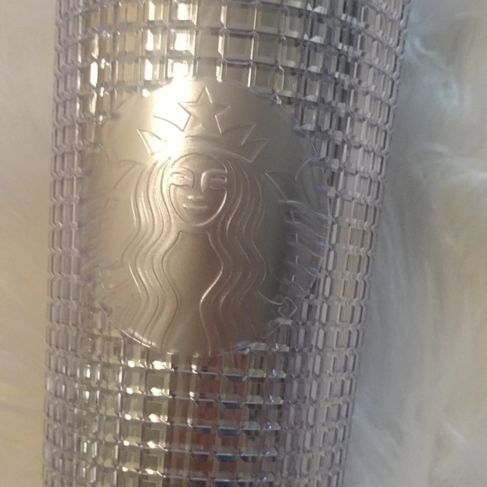 Starbucks 2020 Holiday Silver Disco Tumbler
